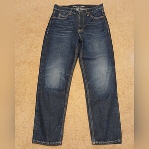 High Rise Straight Jeans